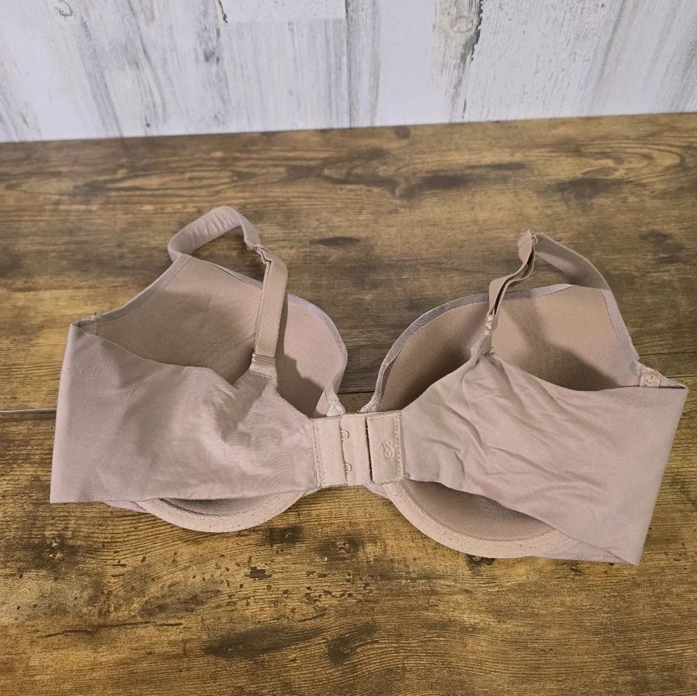 VS Victoria's secret lined perfect coverage brown bra women's size 34D